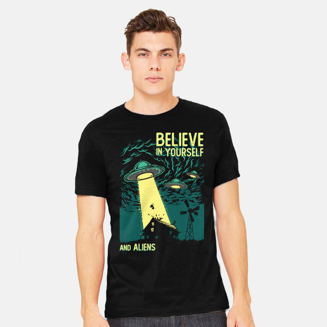 Yourself And Aliens-Mens-Heavyweight-Tee-Gleydson Barboza