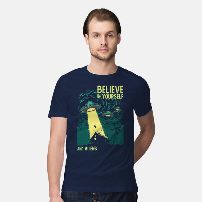 Yourself And Aliens-Mens-Premium-Tee-Gleydson Barboza