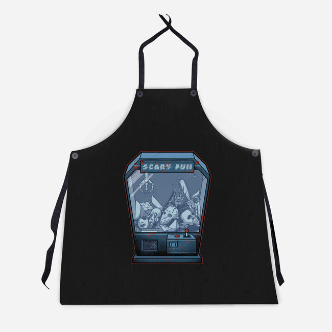 Horror Crane-Unisex-Kitchen-Apron-Astrobot Invention