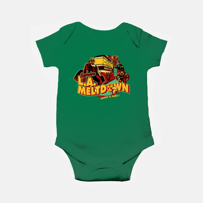 Survive LA Meltdown-Baby-Basic-Onesie-daobiwan