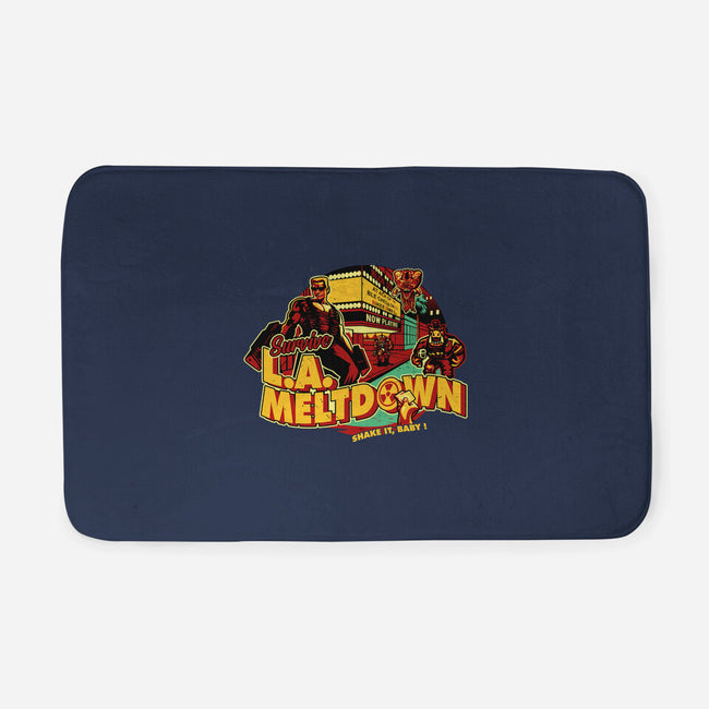 Survive LA Meltdown-None-Memory Foam-Bath Mat-daobiwan