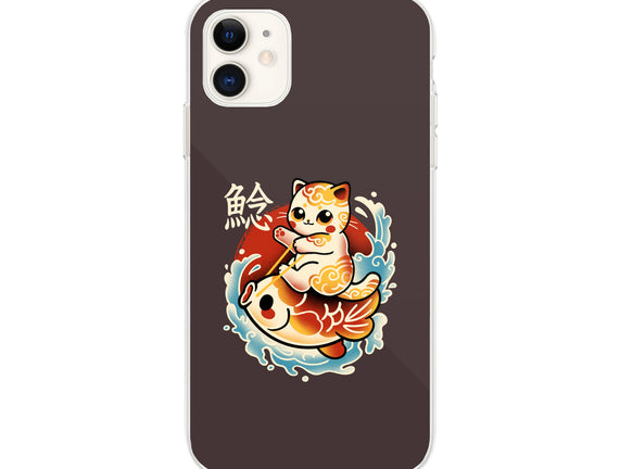 Neko Koi Fish Red Sun