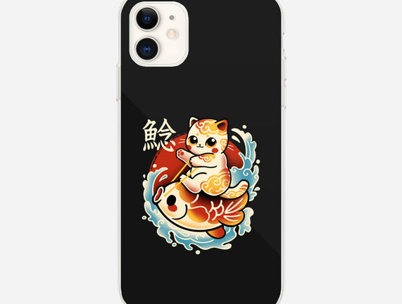 Neko Koi Fish Red Sun