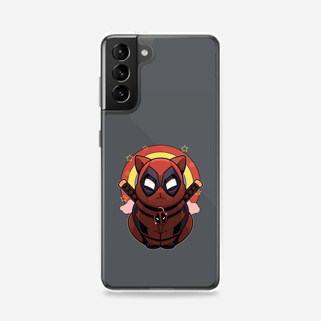 Red Cat Mutant-Samsung-Snap-Phone Case-Astrobot Invention