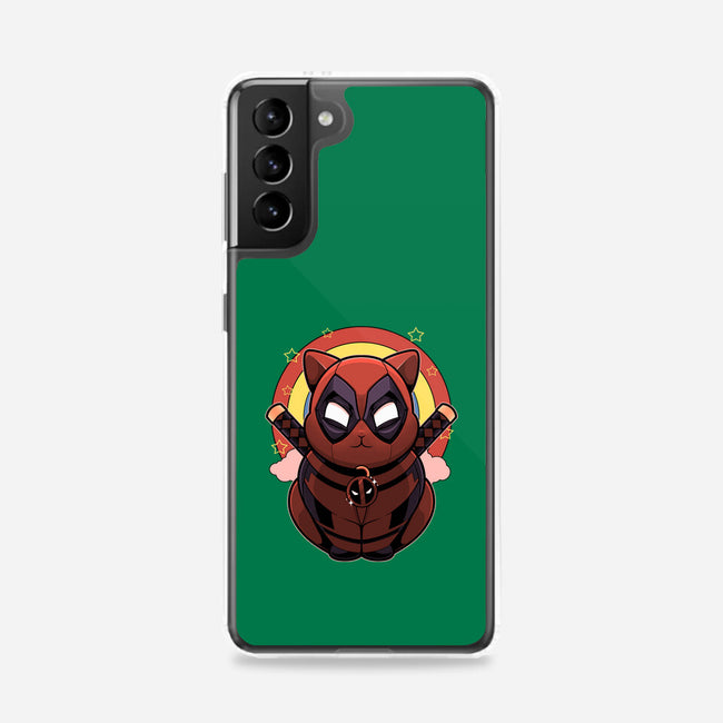 Red Cat Mutant-Samsung-Snap-Phone Case-Astrobot Invention