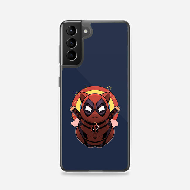 Red Cat Mutant-Samsung-Snap-Phone Case-Astrobot Invention