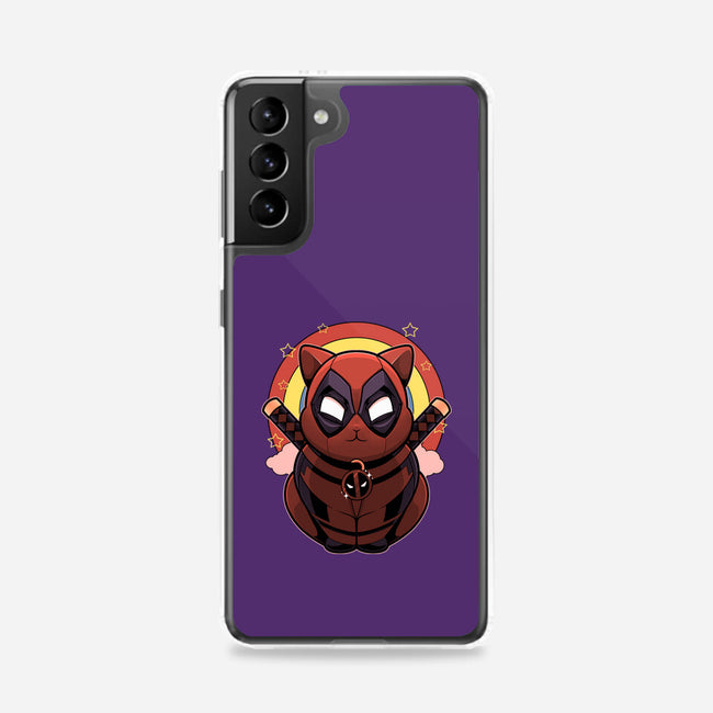 Red Cat Mutant-Samsung-Snap-Phone Case-Astrobot Invention