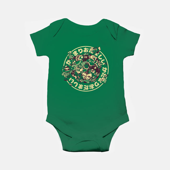 Let's A Roll-Baby-Basic-Onesie-ilustrata