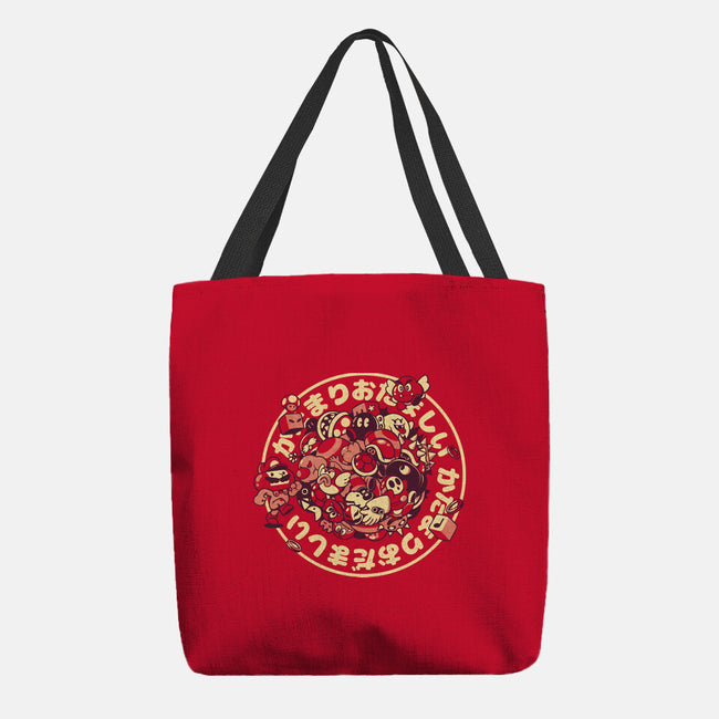 Let's A Roll-None-Basic Tote-Bag-ilustrata