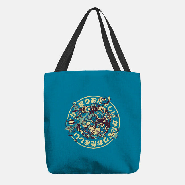 Let's A Roll-None-Basic Tote-Bag-ilustrata