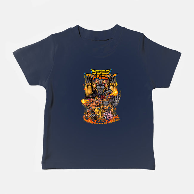 Agumon Evo-Baby-Basic-Tee-Knegosfield