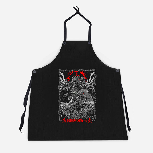 The Quest Of Skull Knight-Unisex-Kitchen-Apron-Knegosfield