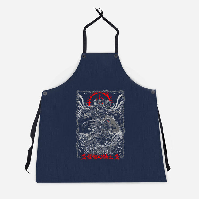 The Quest Of Skull Knight-Unisex-Kitchen-Apron-Knegosfield