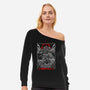 The Quest Of Skull Knight-Womens-Off Shoulder-Sweatshirt-Knegosfield