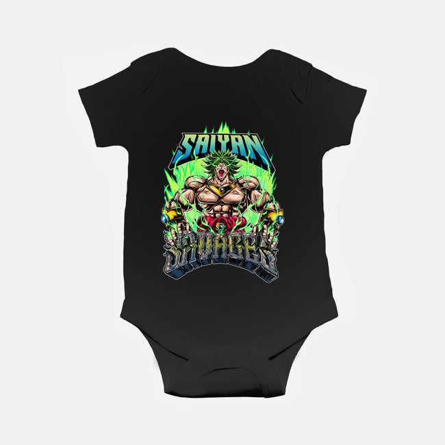 Sayan Savages-Baby-Basic-Onesie-Knegosfield