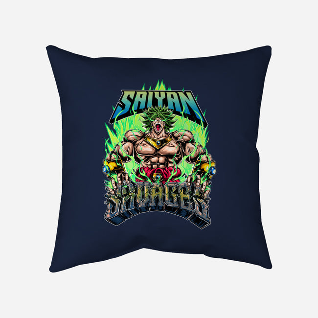 Sayan Savages-None-Removable Cover-Throw Pillow-Knegosfield