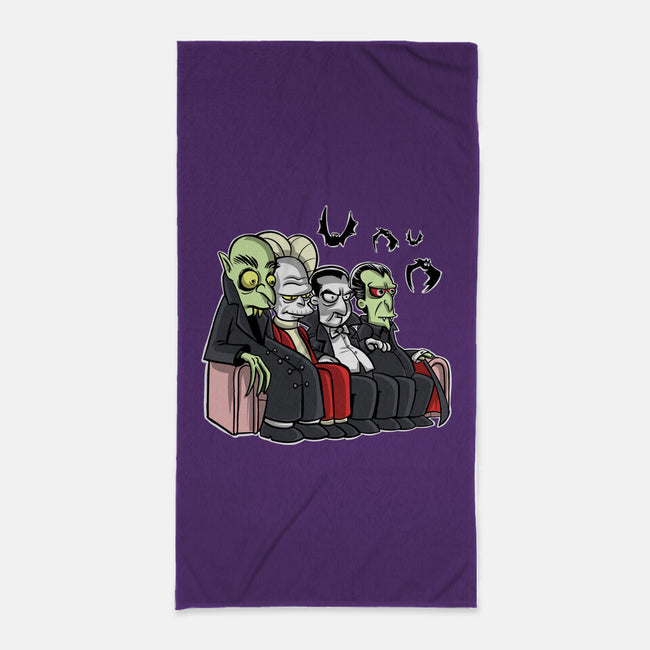 The Draculas-None-Beach-Towel-zascanauta