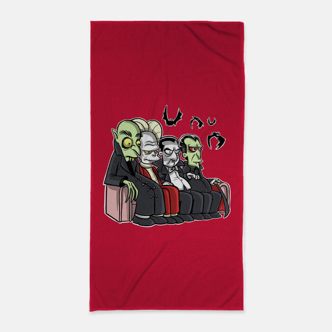 The Draculas-None-Beach-Towel-zascanauta