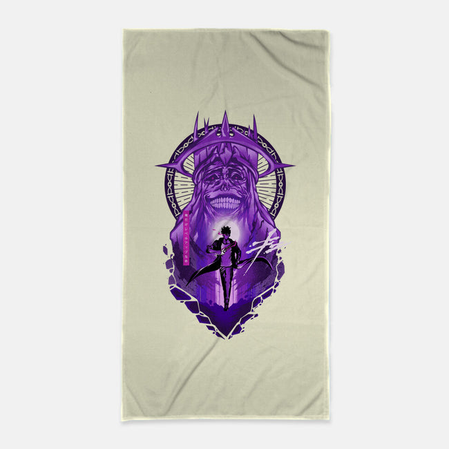 The Self Improvement Hunter-None-Beach-Towel-hypertwenty