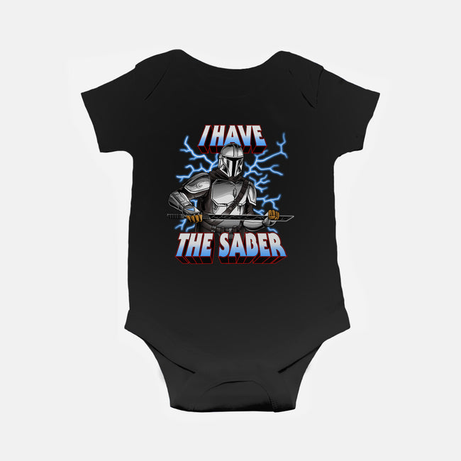 The Dark Saber-Baby-Basic-Onesie-joerawks