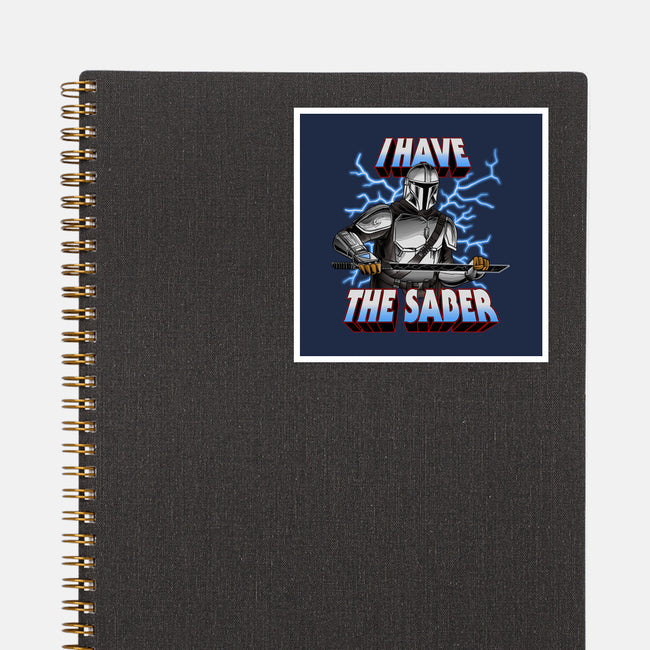 The Dark Saber-None-Glossy-Sticker-joerawks