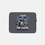 The Dark Saber-None-Zippered-Laptop Sleeve-joerawks