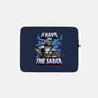 The Dark Saber-None-Zippered-Laptop Sleeve-joerawks