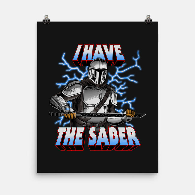 The Dark Saber-None-Matte-Poster-joerawks