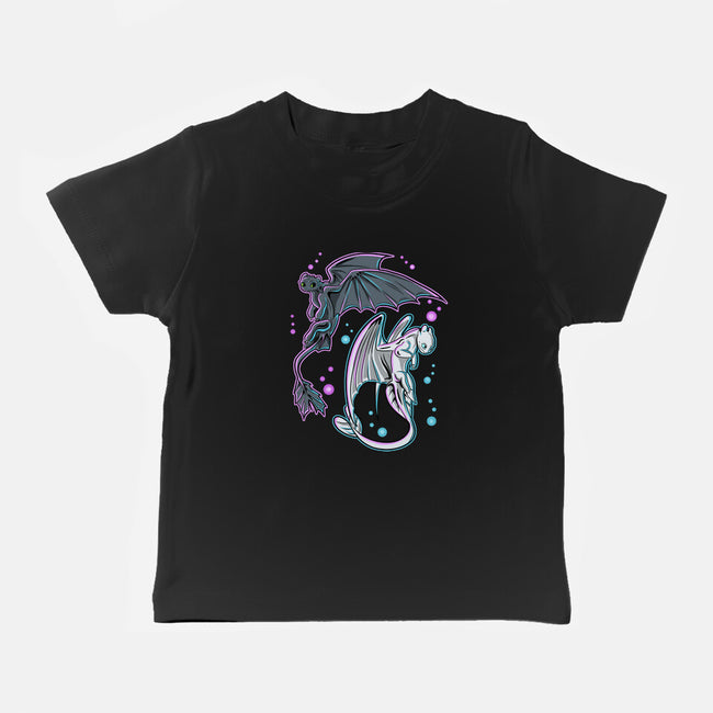 Couple Of Dragons-Baby-Basic-Tee-nickzzarto