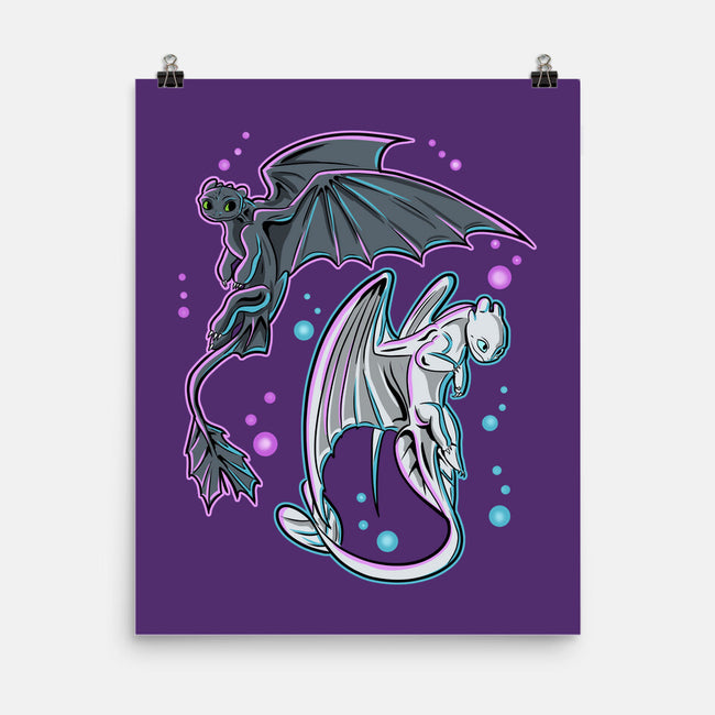 Couple Of Dragons-None-Matte-Poster-nickzzarto