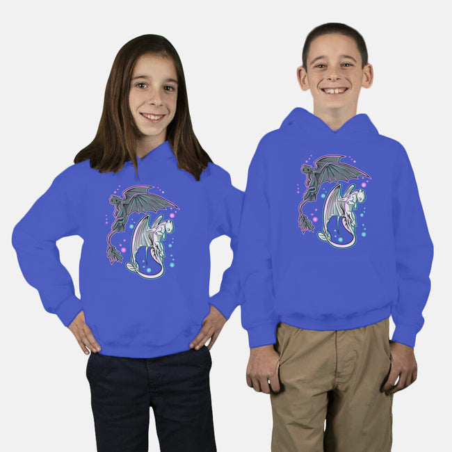 Couple Of Dragons-Youth-Pullover-Sweatshirt-nickzzarto