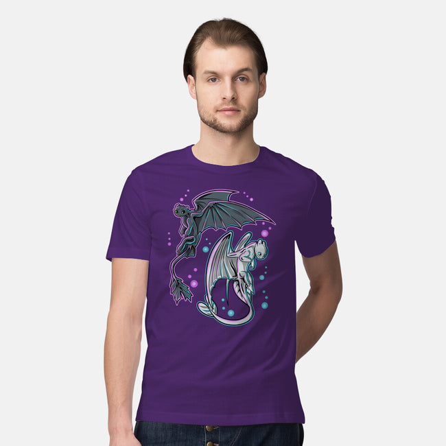 Couple Of Dragons-Mens-Premium-Tee-nickzzarto