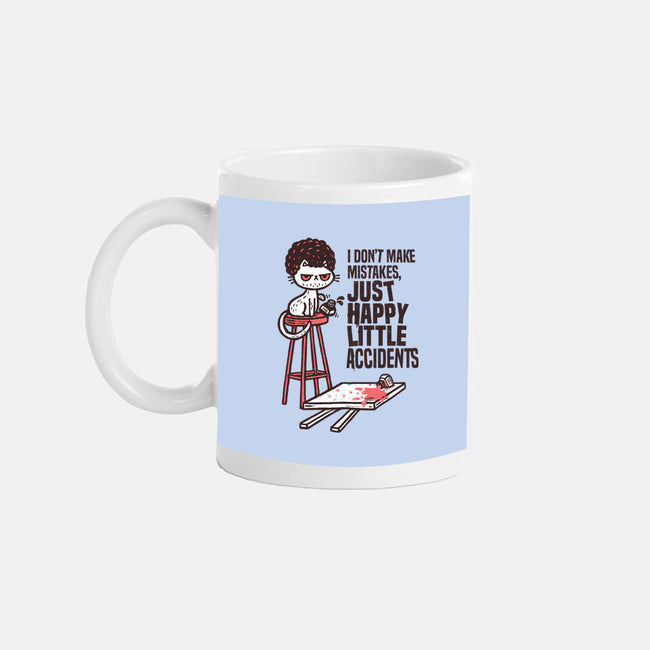 Just Happy Little Accidents-None-Mug-Drinkware-Wenceslao A Romero