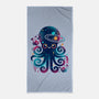 Space Octopus Galaxy-None-Beach-Towel-NemiMakeit