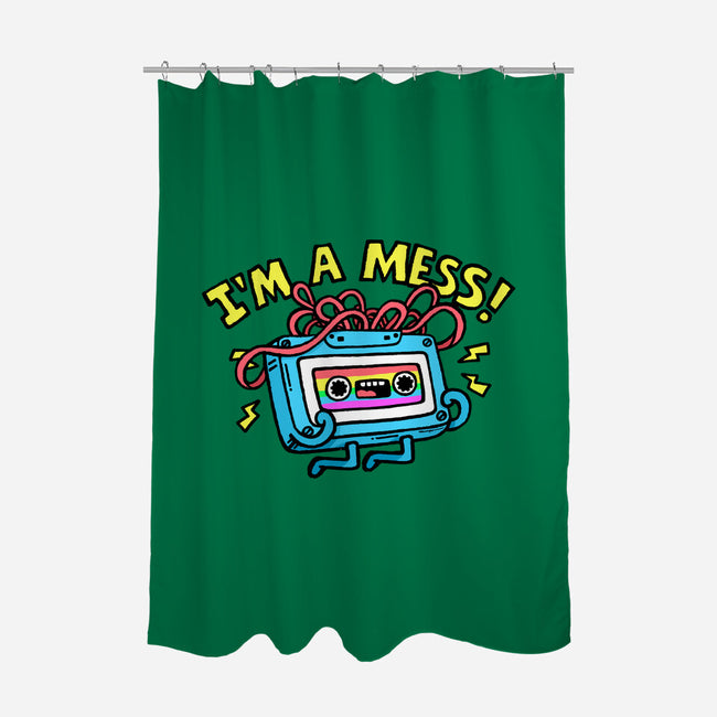 A Mess In The 90s-None-Polyester-Shower Curtain-Wenceslao A Romero