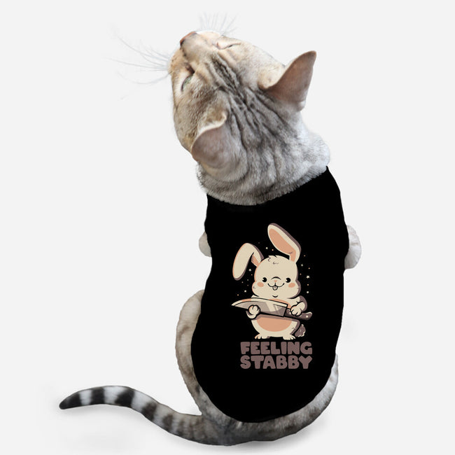 Feeling Stabby-Cat-Basic-Pet Tank-eduely