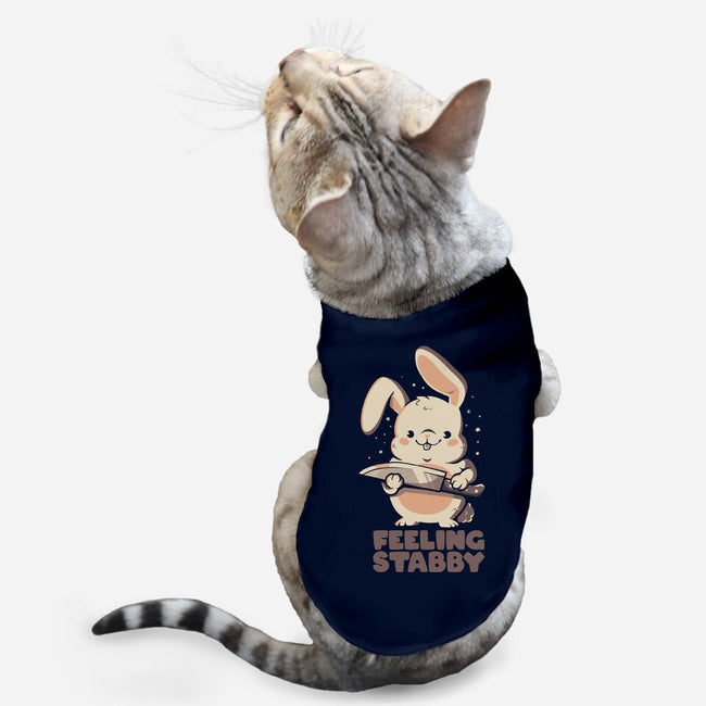 Feeling Stabby-Cat-Basic-Pet Tank-eduely