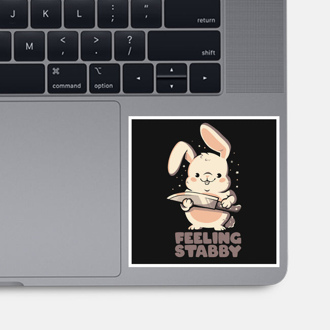 Feeling Stabby-None-Glossy-Sticker-eduely