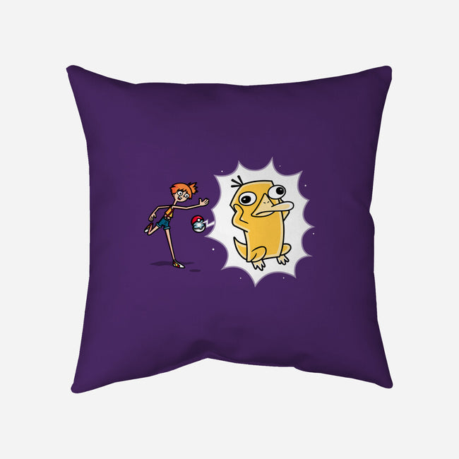 Psyplatypus-None-Removable Cover-Throw Pillow-Raffiti