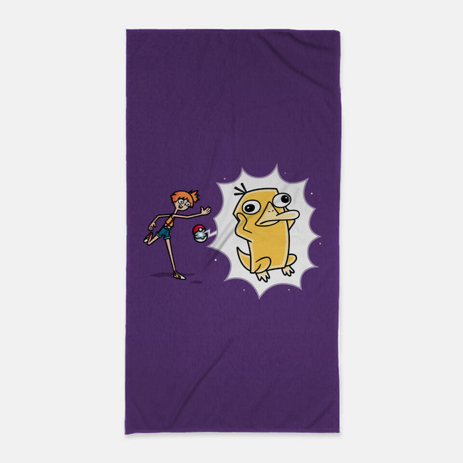 Psyplatypus-None-Beach-Towel-Raffiti