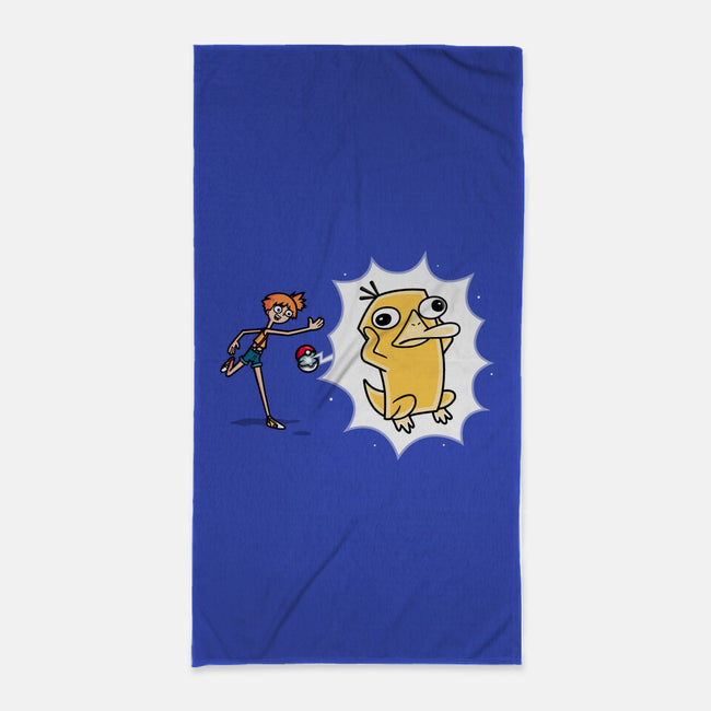 Psyplatypus-None-Beach-Towel-Raffiti