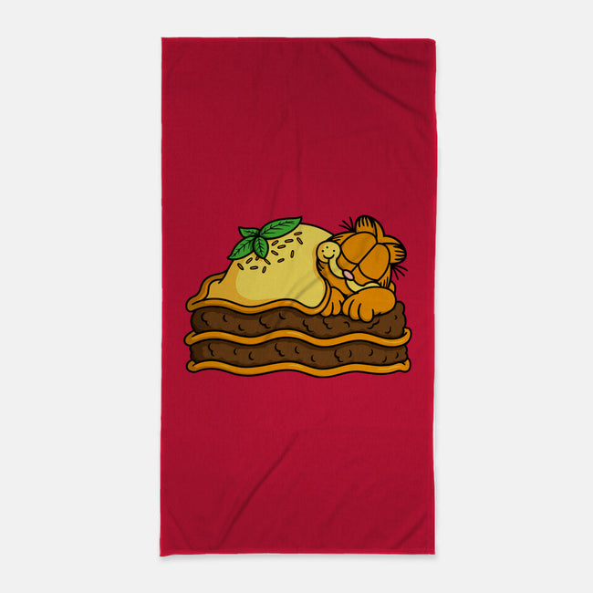 Lasagnap-None-Beach-Towel-Raffiti