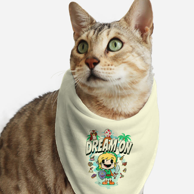 Awakening Retro Cartoon-Cat-Bandana-Pet Collar-Donnie