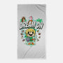 Awakening Retro Cartoon-None-Beach-Towel-Donnie