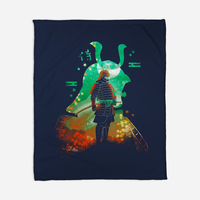 Negative Aki Samurai-None-Fleece-Blanket-Donnie