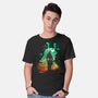 Negative Aki Samurai-Mens-Basic-Tee-Donnie