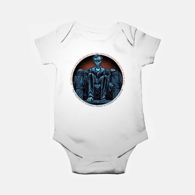 Welcome To A New Kingdom-Baby-Basic-Onesie-glitchygorilla