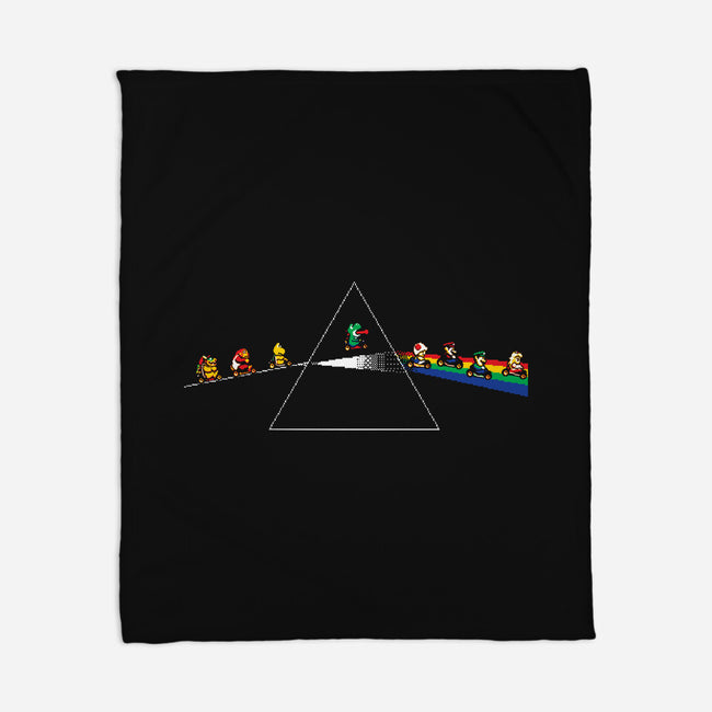 Dark Side Of The Rainbow-None-Fleece-Blanket-dalethesk8er