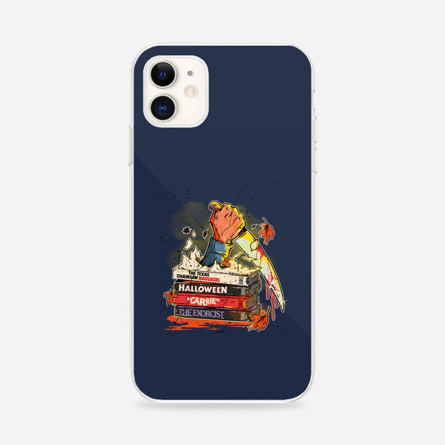 70s VHS Horror Cult-iPhone-Snap-Phone Case-Green Devil