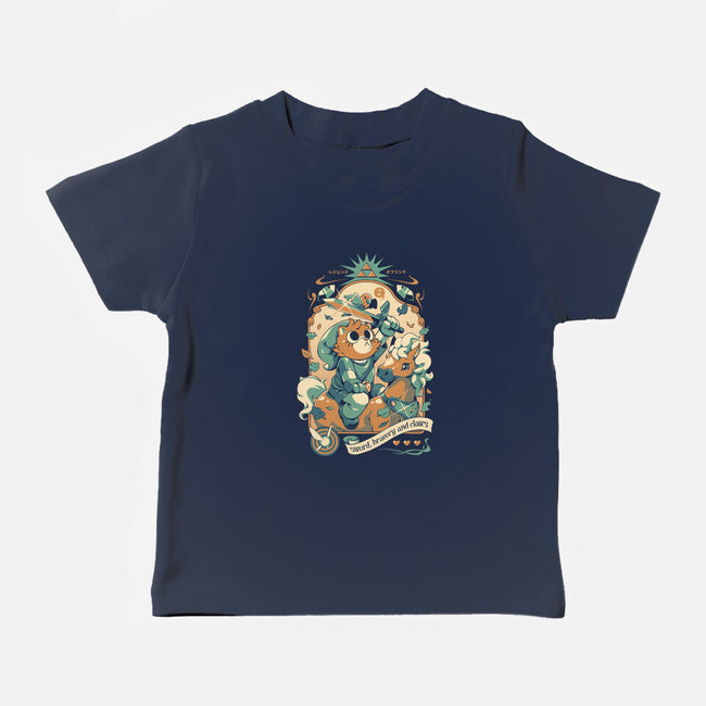 Neko's Awakening-Baby-Basic-Tee-ilustrata